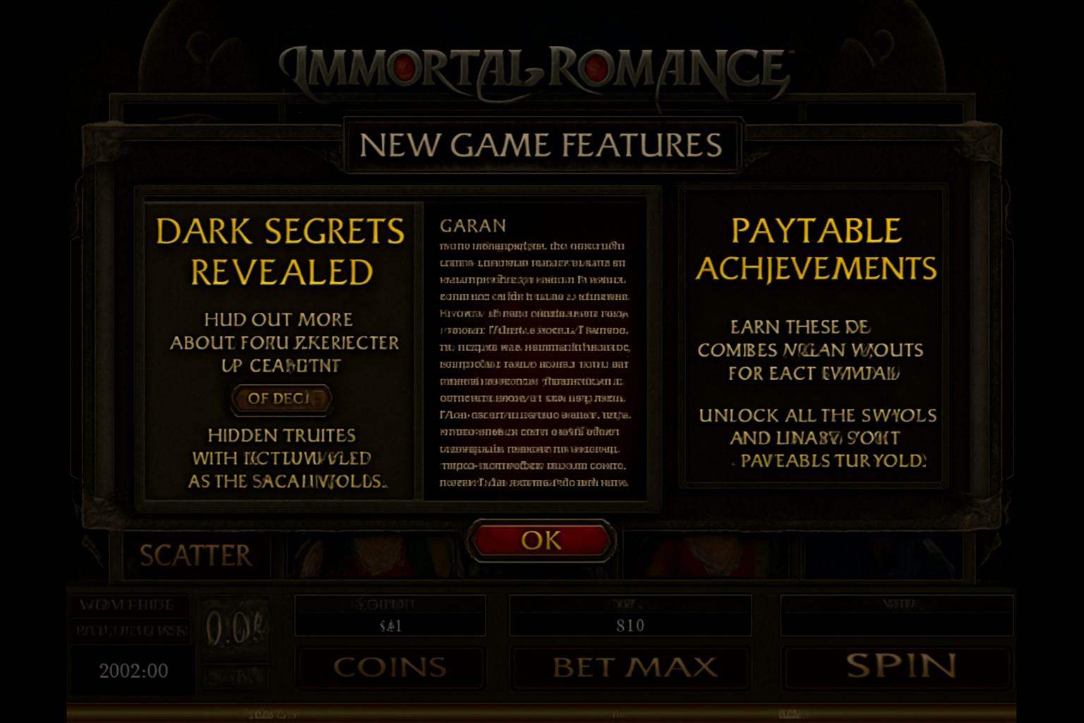 Immortal Romance gameplay